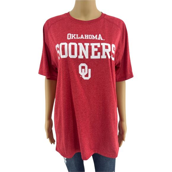 Knights Apparel (M) Red Oklahoma Sooners College Football Jersey Tee Shirt - Picture 1 of 6